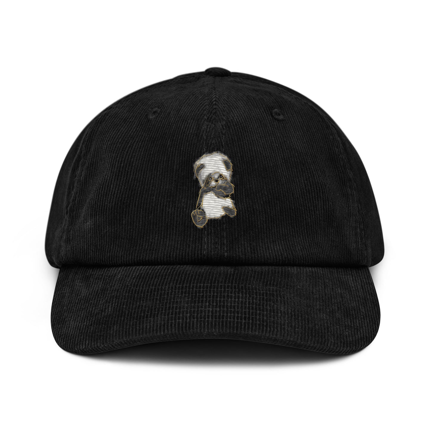 Panda Corduroy hat