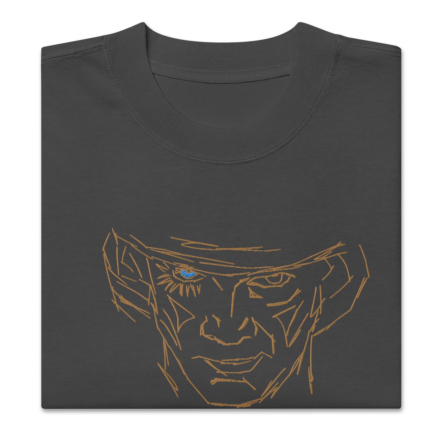 Mr Gawd 107 Embroidered Oversized faded t-shirt