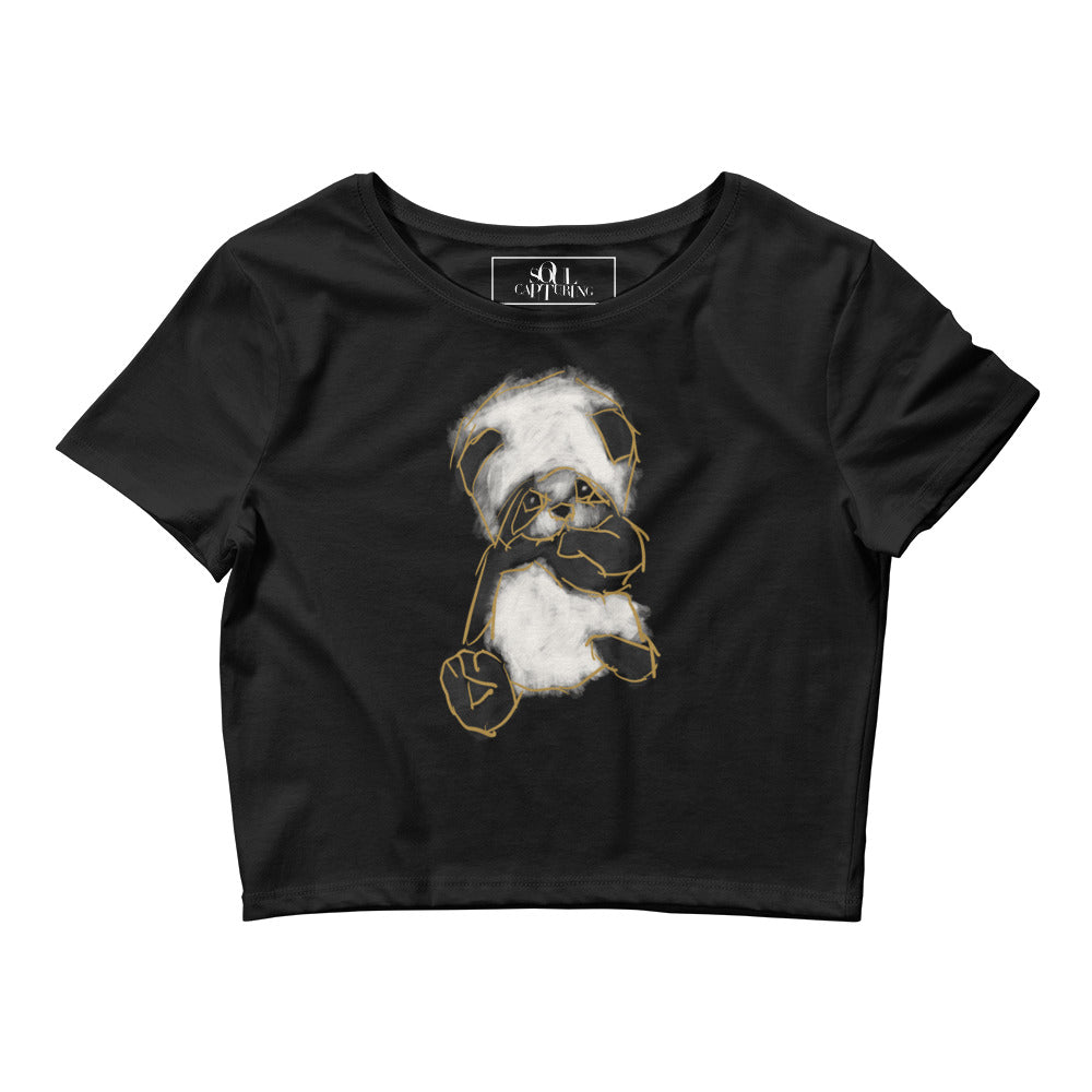 Panda Women’s Crop Tee