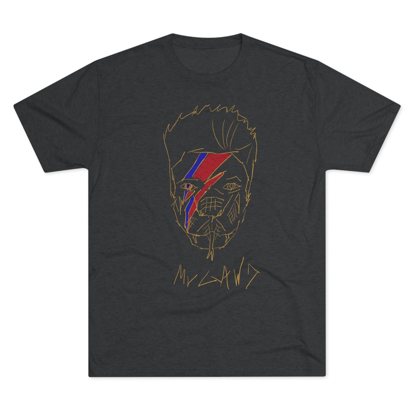 The Bowie Constrictor Unisex Tri-Blend Crew Tee