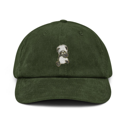 Panda Corduroy hat