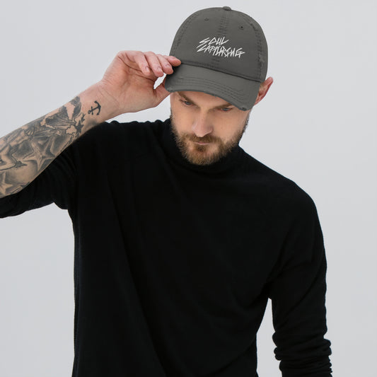 Distressed Signature Dad Hat