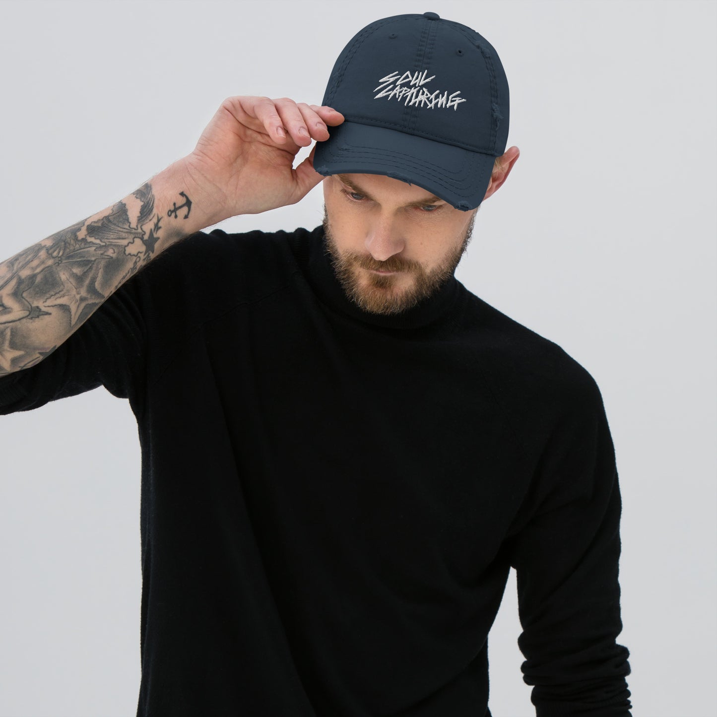 Distressed Signature Dad Hat