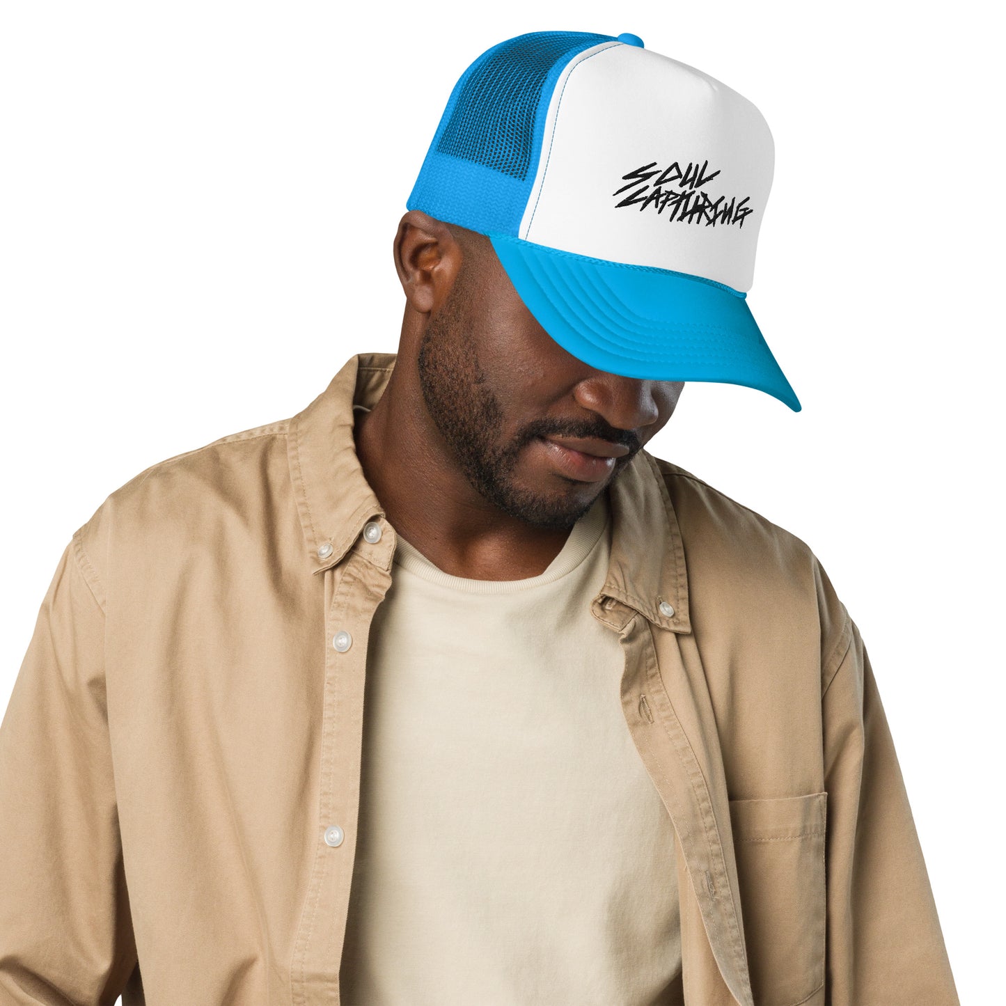 Embroidered Signature Soul Cap Trucker Hat II