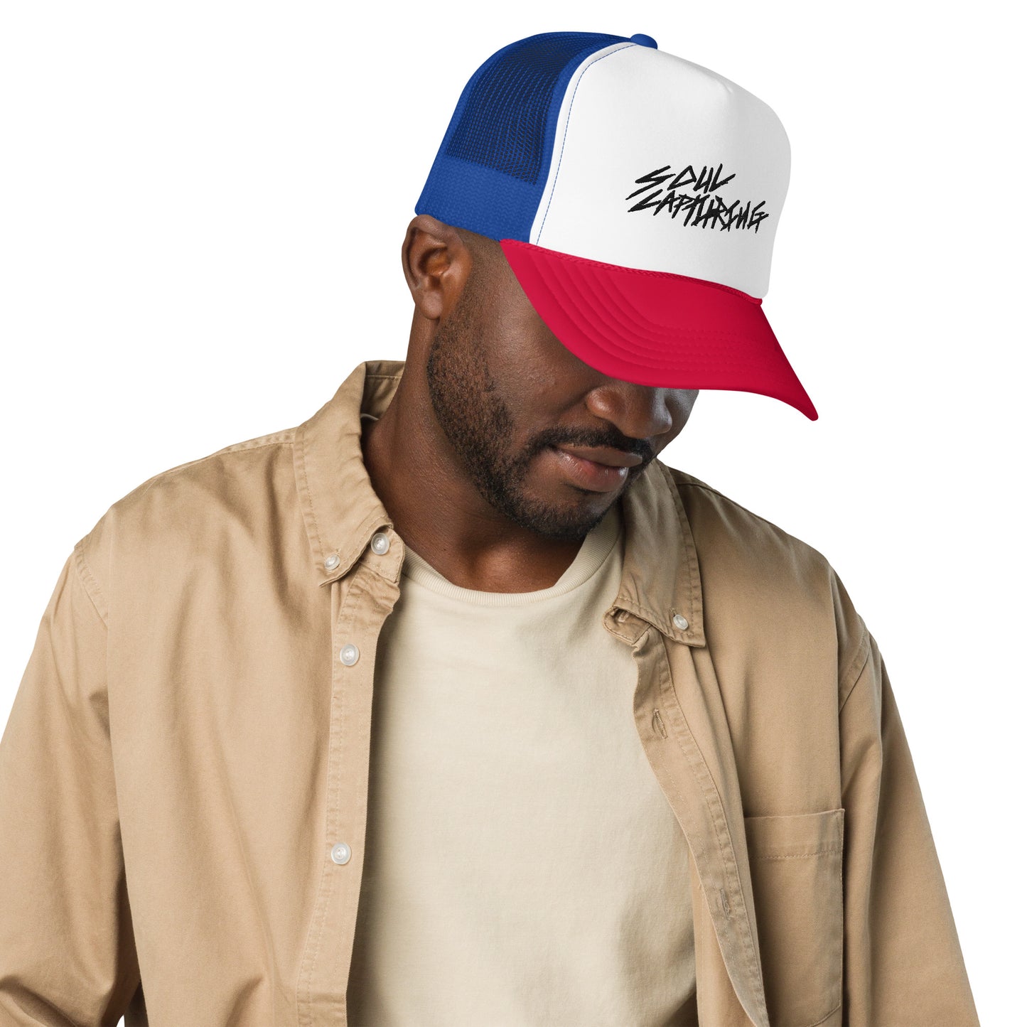 Embroidered Signature Soul Cap Trucker Hat II