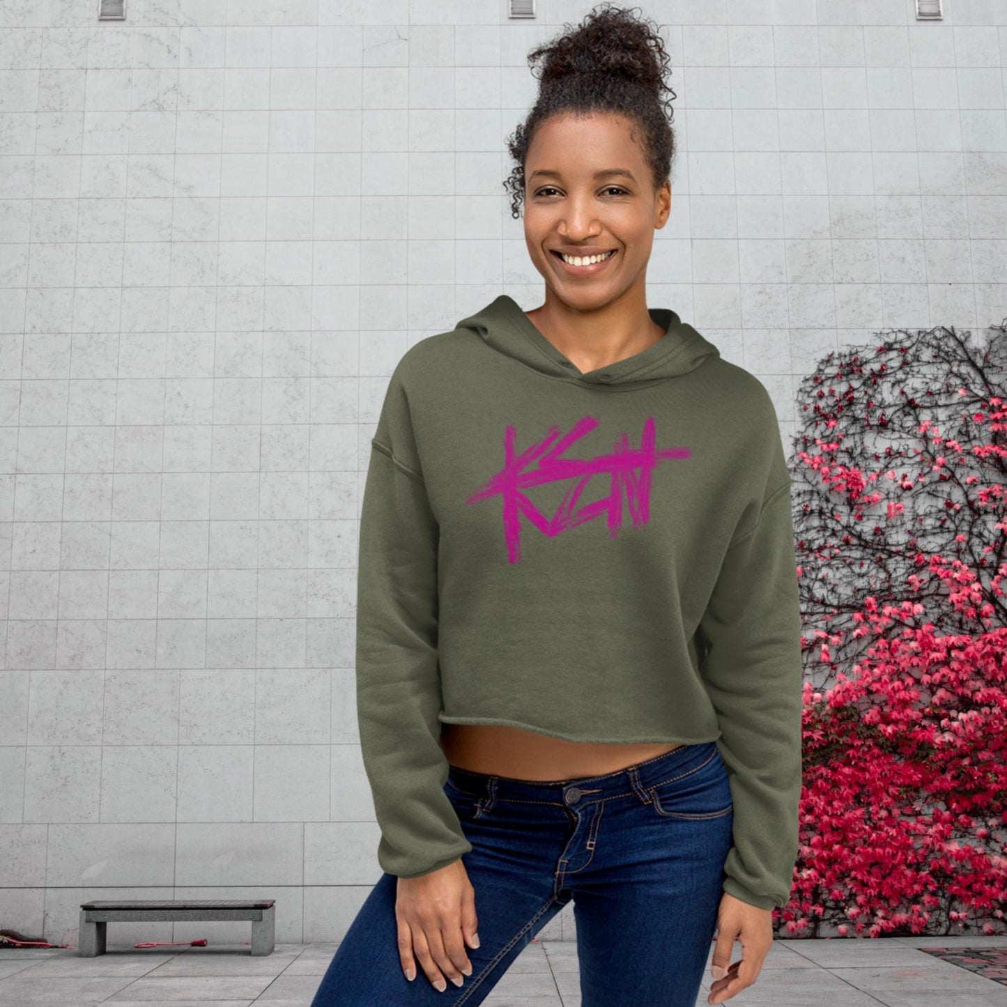 "Not Ken" Crop Hoodie